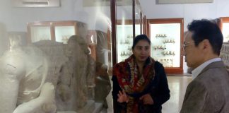 Senior Deputy Minister for Foreign Affairs of Japan visited Museum and Archaeological Sites in Taxila