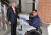 Electric Wheelchair Lift for Handicapped Persons @ Embassy of Japan in Islamabad