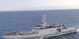 Keel laying ceremony of first of 4 MILGEM Ada class corvettes, built by Turkey for Pak Navy