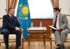 Pakistani Ambassador & Kazakh Foreign Minister Discuss Increase in Bilateral Relations