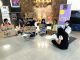 Youth holds protest outside restaurants against use of unsustainable packaging, practices