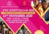 IFWA Charity Bazaar on Sunday, 22 Nov 2020 – To Support Deserving Children