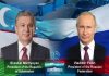 Uzbek-Russian Leaders Discuss Strategic Partnership & Bilateral Relations