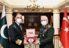 Naval Chief Pakistan Decorated with Turkish Armed Forces Medal