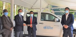 W.H.O donates vehicles to Health Ministry of Pakistan for Strengthening of Corona Response