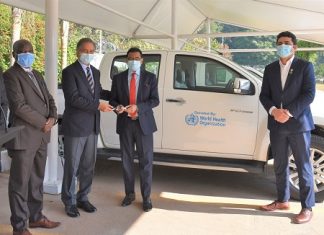 W.H.O donates vehicles to Health Ministry of Pakistan for Strengthening of Corona Response