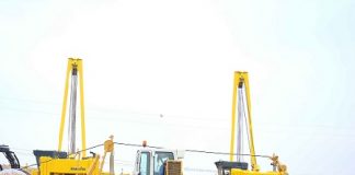 Installation of international fiber-optic communication lines from Turkmenistan to Afghanistan