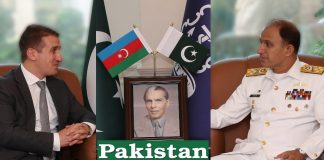 Pak Navy’s Educational, Training, Technical Capabilities always Open for Azerbaijan Navy ; Admiral Amjad