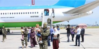 93 Uzbek Citizens taken from Syria to Tashkent as part of Humanitarian Operation “Mehr-5”