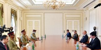 President of Azerbaijan & CAOS Pakistan Agree to Enhance Military Cooperation