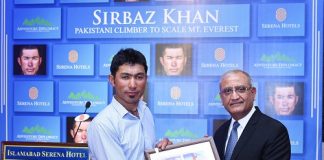 Achievements of Sirbaz Khan, Pakistani Climber of Mount Everest Celebrated by Serena Hotels Islamabad