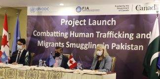 Launch of Project Combatting Trafficking in Persons and Smuggling of Migrants in Pakistan