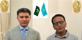 Editor Tazeen Akhtar & H.E Yerzhan Kistafin Ambassador Kazakhstan Discuss Cooperation in Information & Media