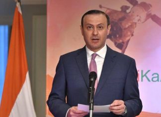 Armenian FM: Armenia always supported India on Jammu & Kashmir. Notes Armenia-Iran Relations as Example