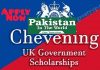 Applications for Chevening Scholarship to study in UK open from Today to Nov 2nd