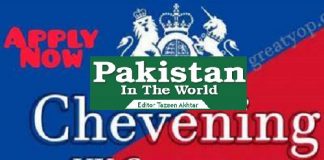 Applications for Chevening Scholarship to study in UK open from Today to Nov 2nd