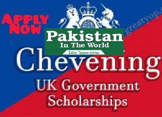 Applications for Chevening Scholarship to study in UK open from Today to Nov 2nd