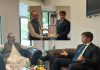 Kazakh Ambassador & Chairman CDA Discuss Interaction in Culture, Tourism, Information