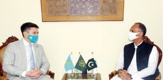 Pakistan-Kazakhstan Discuss Implementation of Protocol of 9th Session of Intergovernmental Commission