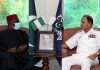 High Commissioner Nigeria calls on Chief of Naval Staff Pakistan