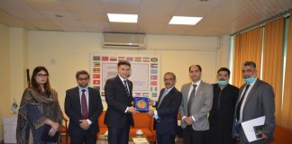 Ambassador Kazakhstan Visits COMSATS – Discusses Further Cooperation with E.DDr Akhtar Nazir