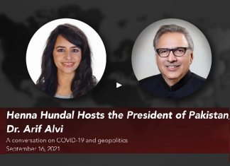 President of Pakistan Throws Light on COVID, Digitization, Women & Youth Empowerment Policies in Henna Hundal Show