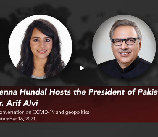 President of Pakistan Throws Light on COVID, Digitization, Women & Youth Empowerment Policies in Henna Hundal Show