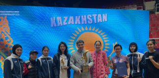 Kazakh Women Team Number 1 in “2021 COAS Pakistan Open Taekwondo Championship”