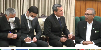 Pakistan for Early Completion of TAPI – President Welcomes Foreign Minister Turkmenistan