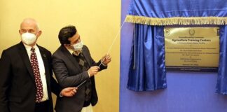 U.S. Embassy, UNDP and P&D KPK Hold Groundbreaking Ceremony for Agriculture Training Centers in the Merged Areas