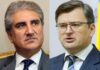 Pakistan Ukraine Foreign Ministers Talk on Telephone -Qureshi Reiterates Serious Concern on the Situation