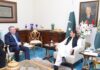 Prime Minister meets the Foreign Minister of Kazakhstan