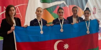 Azerbaijani female gymnasts win all-around golds at Irina Cup Warsaw 2022