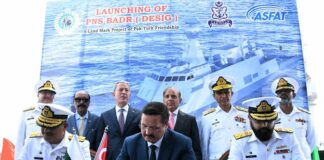 LAUNCHING CEREMONY OF PNS BADR -LANDMARK PROJECT OF PAK-TURK FRIENDSHIP