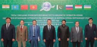 Third Meeting of Heads of Environment Ministries, Departments of SCO States at Tashkent