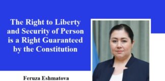 The Right to Liberty and Security of Person is a Right Guaranteed by the Constitution