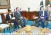 Ambassador Blome Assures United States’ commitment to further strengthen and reinforce Pak-US ties