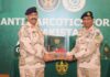 Major General Muhammad Aniqur Rahman Malik takes charge of the Director General Anti-Narcotics Force