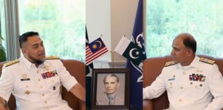 CHIEF OF ROYAL MALAYSIAN NAVY VISITS NAVAL HEADQUARTERS