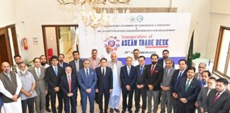 ASEAN desk at Rawalpindi Chamber of Commerce to Increase Regional Trade