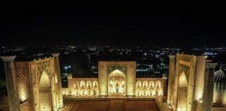 Excavations of Ancient Site of Afrasiab at Samarkand Uzbekistan