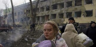 Ukraine Blames Russian Demolishing Multi Story Buildings with Dead Bodies and Injured Inside