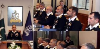 NAVAL CHIEF HEADS COMMAND & STAFF CONFERENCE AT NAVAL HEADQUARTERS ISLAMABAD