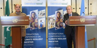 Generous outpouring of pledges totalling $8.57 billion for rebuilding and reconstruction efforts in the flood-ravaged Pakistan