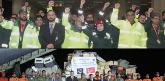 Pakistan Stands with Turkiye in Hard Time -Sends Civil and Military Rescue Teams to Save Lives