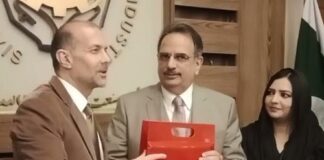 Ambassador Assures full cooperation for Easy Access of Sialkot Exporters to Switzerland Markets