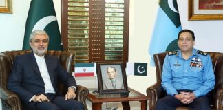 AMBASSADOR OF ISLAMIC REPUBLIC OF IRAN CALLS ON AIR CHIEF