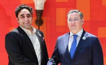 Deputy Foreign Minister Kazakhstan & FM Pakistan Meet in India