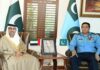 AMBASSADOR OF UNITED ARAB EMIRATES CALLS ON AIR CHIEF