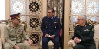 Pakistan Iran Top Generals Discuss Wide Range of Issues including Defence Cooperation